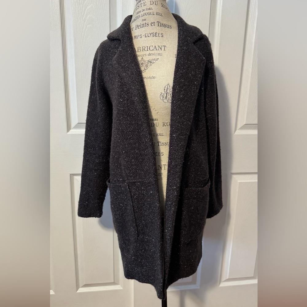 Small A New Day Heather Purple Coat Jacket Cardigan - Picture 6 of 16